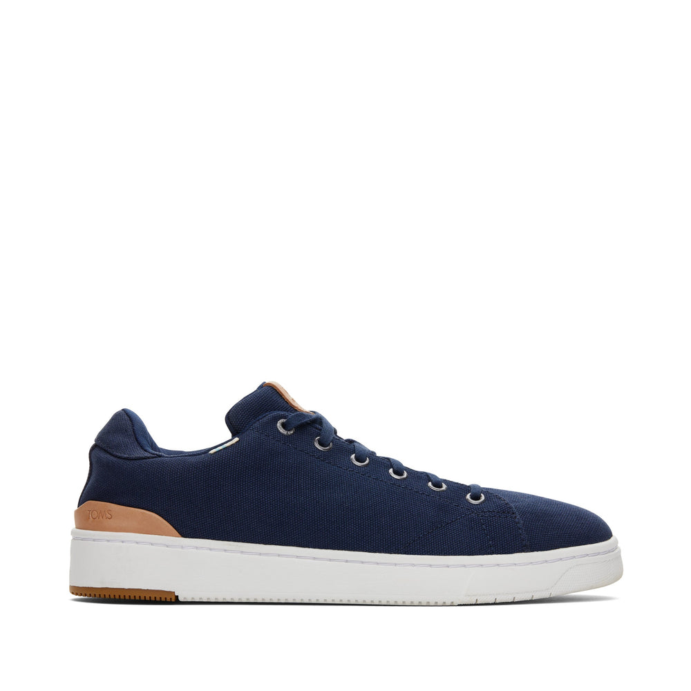 TRVL LITE Navy Canvas Lace-Up Sneaker - Toms sale