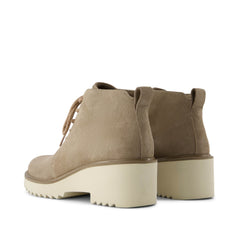 Maude Lace Up Dune Suede Wedge Boot - Toms discount