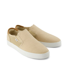 Baja 2.0 Slip On Sneaker Almond Legacy Canvas and Textured Mesh - Toms on sale