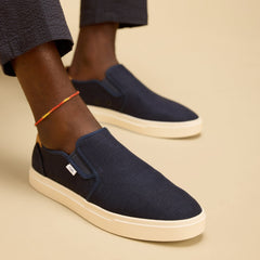 Baja 2.0 Navy Legacy Canvas Slip On Sneaker - Toms discount