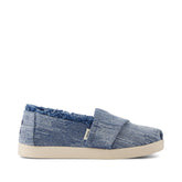 Alpargata Classic Kids Shoe Dark Sky Textured Denim - Toms discount