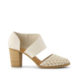 Milan Natural Geo Basket PU Leather Closed Toe Heel - Toms online