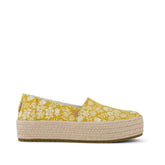 Valencia Platform Espadrille Golden Honey Edenham Shadow Print - Toms US