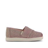Alpargata Classic Toddler Shoe Rose Glitter Corduroy - Toms on sale