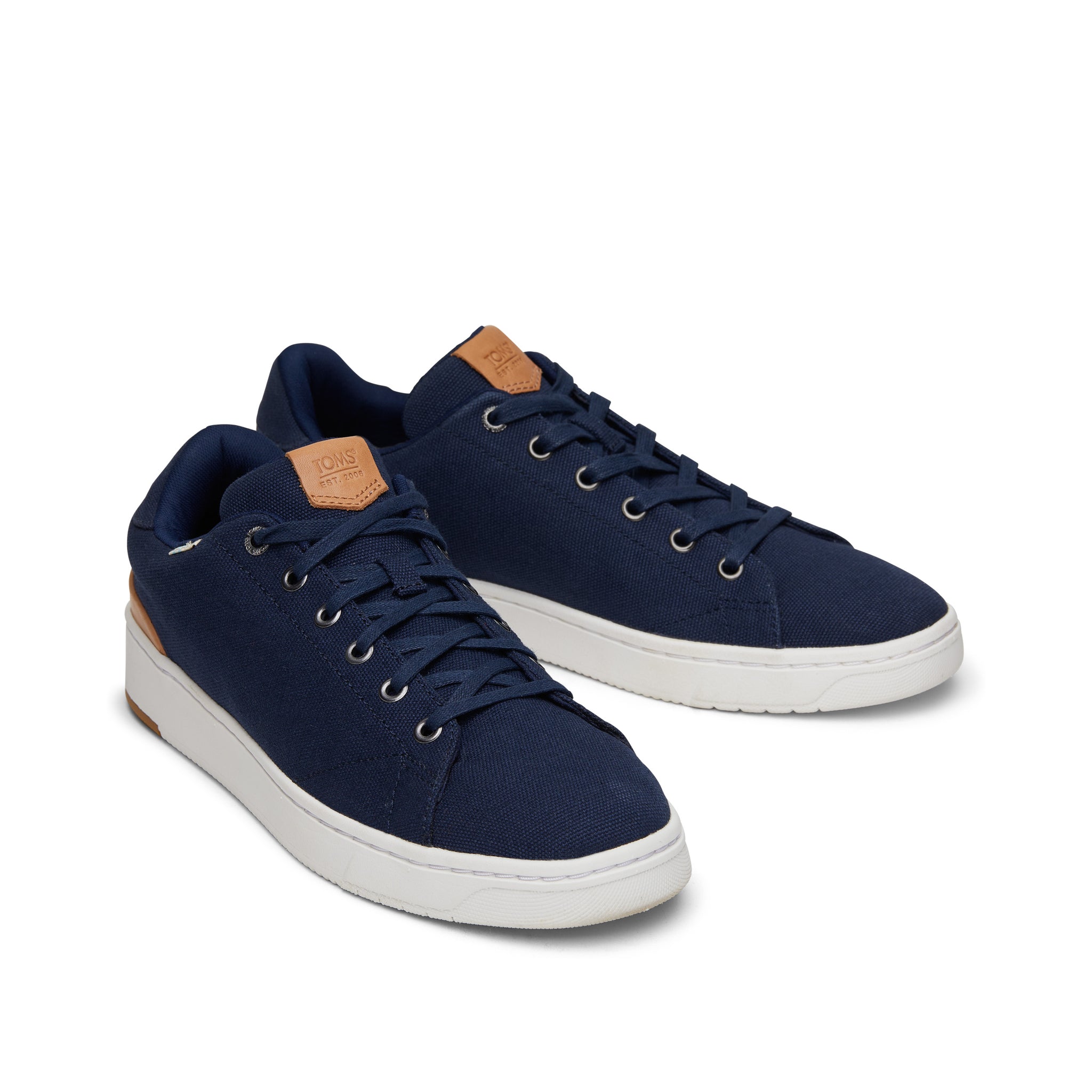 TRVL LITE Navy Canvas Lace-Up Sneaker - Toms sale
