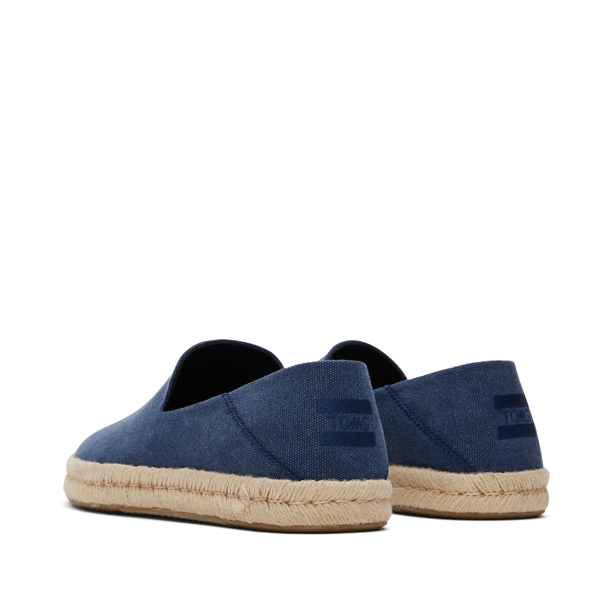 Santiago Loafer Navy Recycled Cotton Canvas - Toms online
