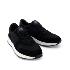 TRVL Lite Retro Runner Black Suede Water Repellent Sneaker - Toms on sale
