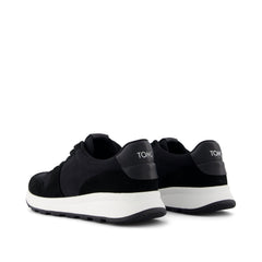 TRVL Lite Retro Runner Black Suede Water Repellent Sneaker - Toms on sale