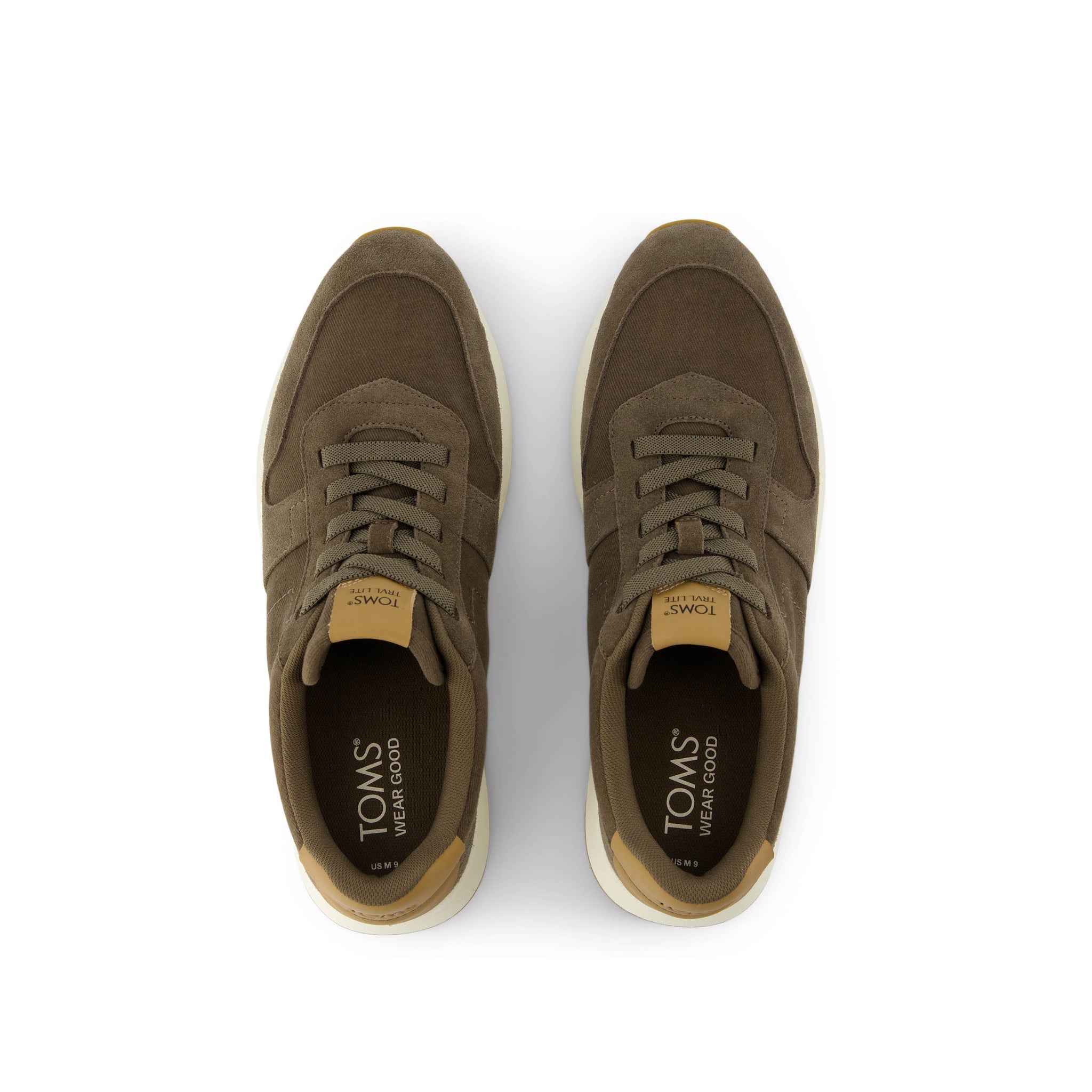 TRVL Lite Retro Runner Olive Water Repellent Sneaker - Toms discount