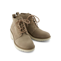 Maude Lace Up Dune Suede Wedge Boot - Toms discount