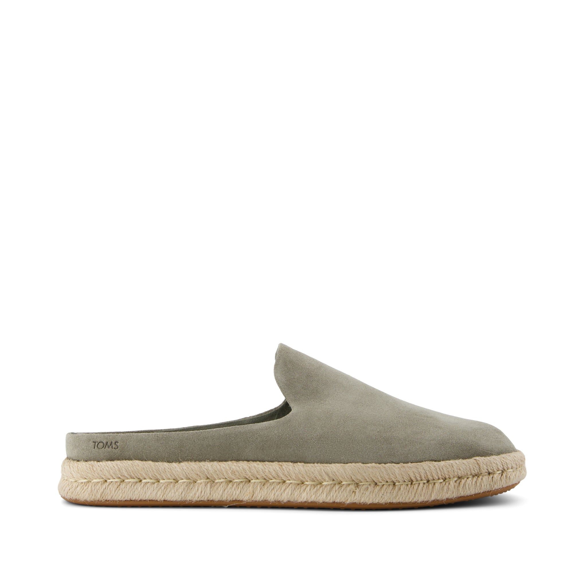 Santiago Mule Vetiver Grey Suede - Toms for sale