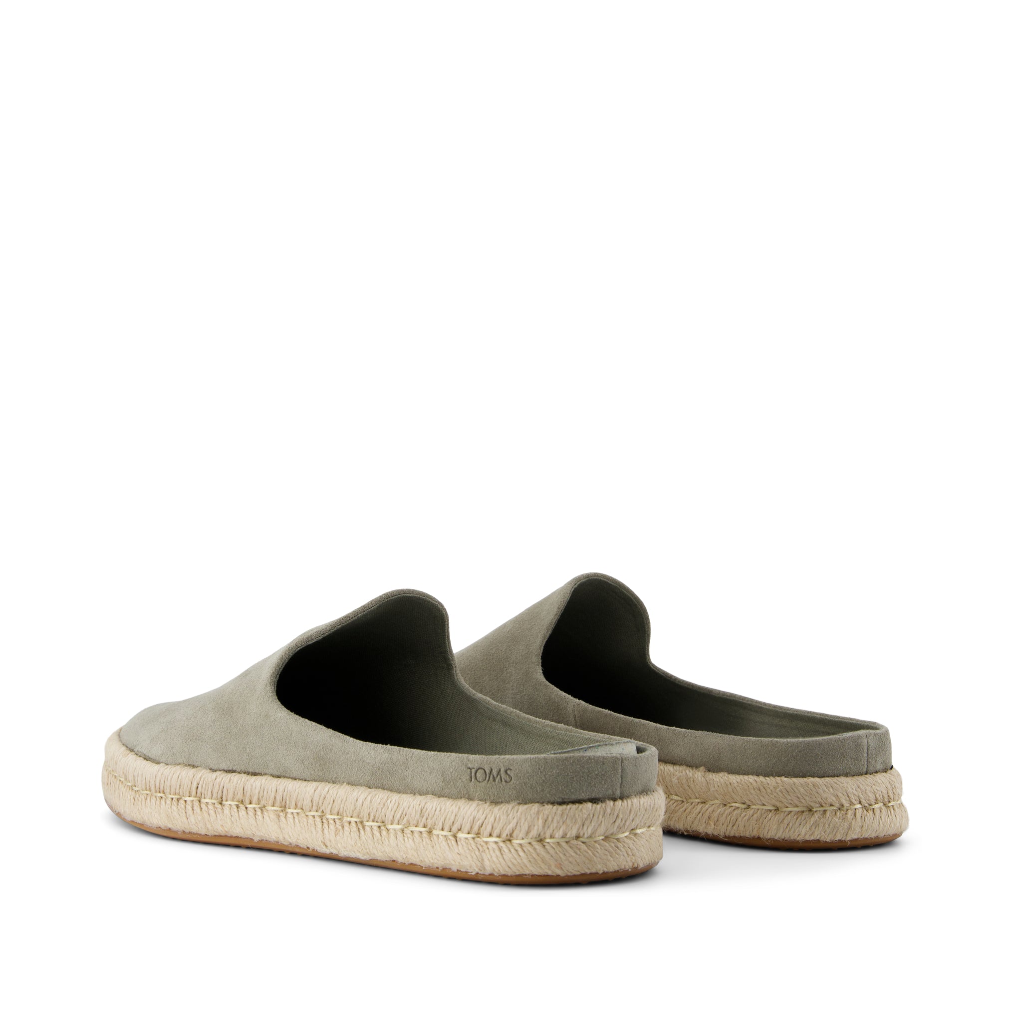 Santiago Mule Vetiver Grey Suede - Toms for sale