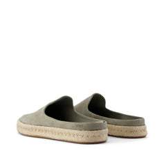 Santiago Mule Vetiver Grey Suede - Toms for sale
