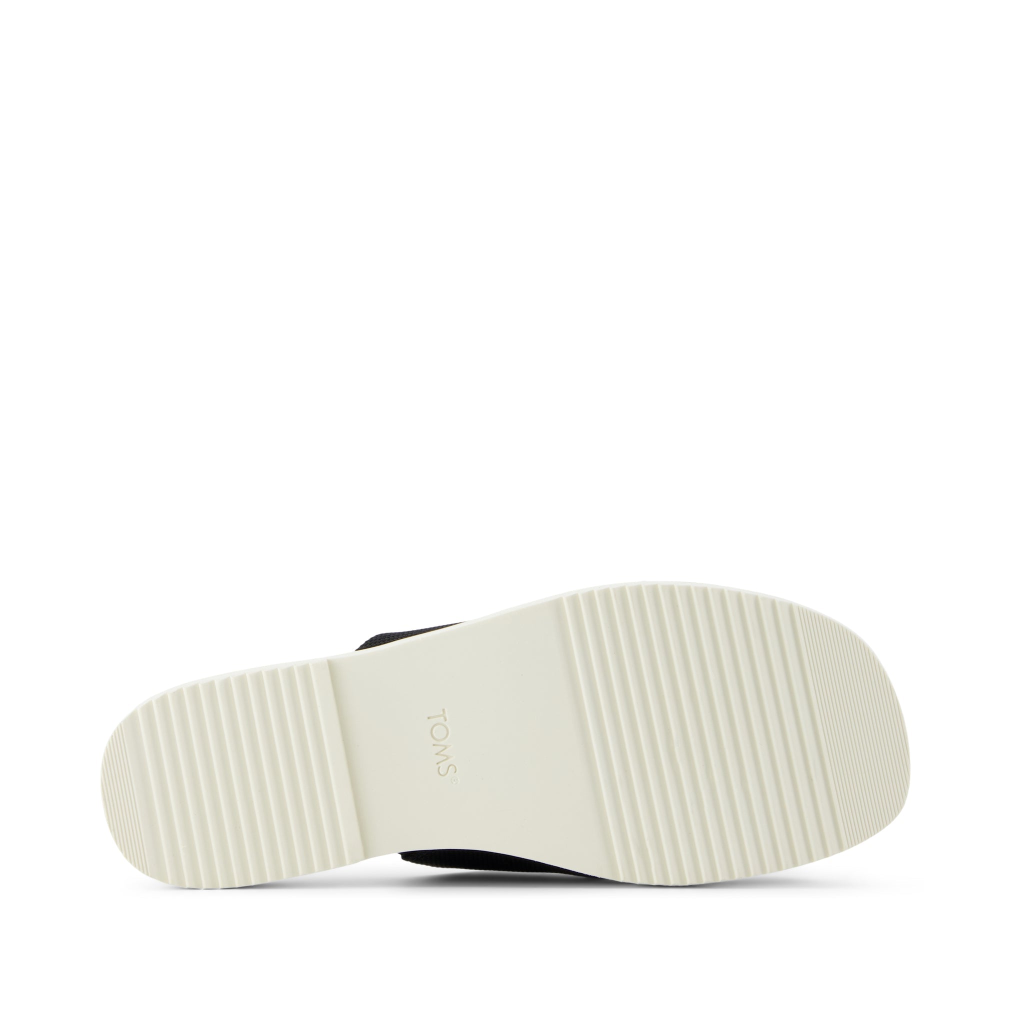 Mae Crossover Slide Sandal Black Heavy Canvas - Toms on sale