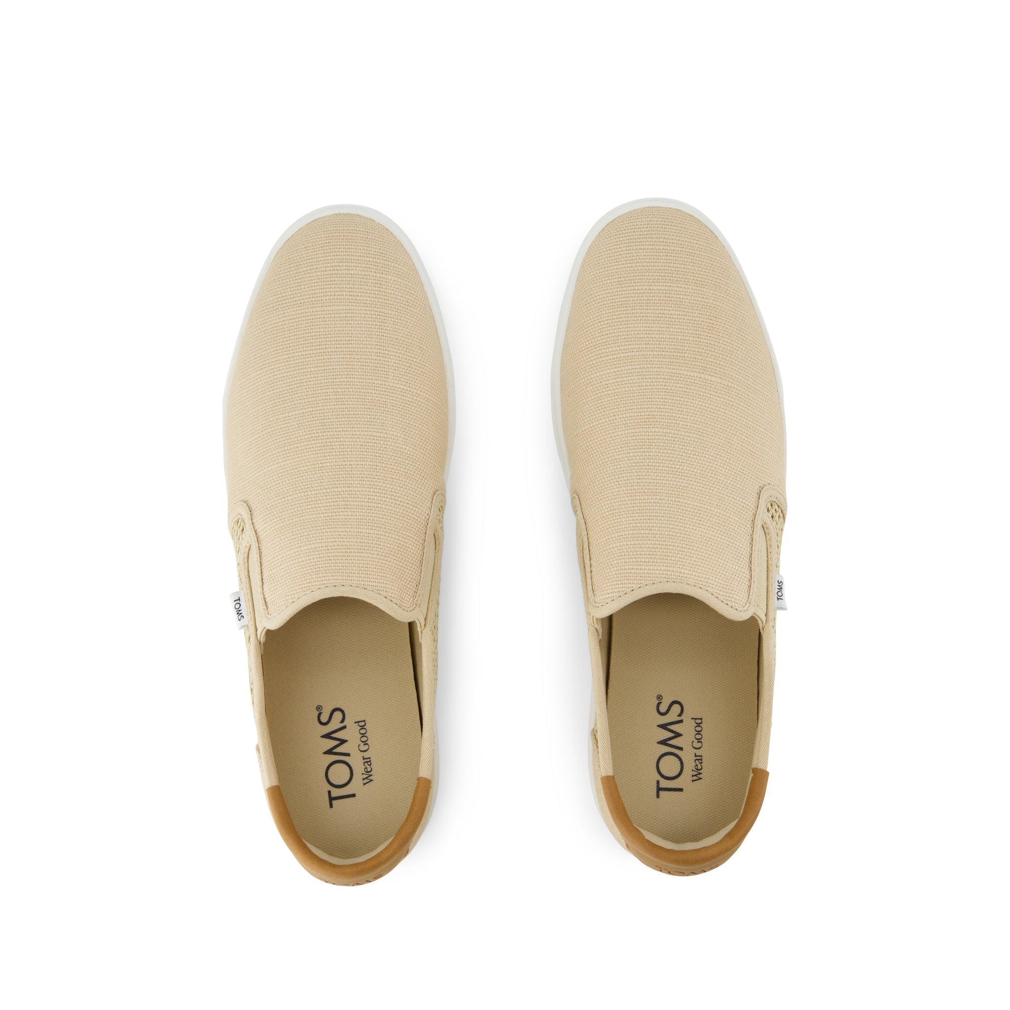 Baja 2.0 Slip On Sneaker Almond Legacy Canvas and Textured Mesh - Toms on sale