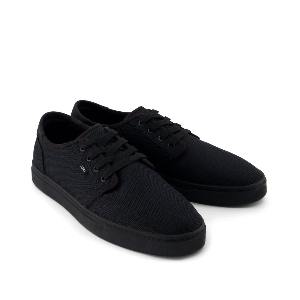 Carlo 2.0 Black and Black Legacy Canvas Lace Up Sneaker - Toms near me