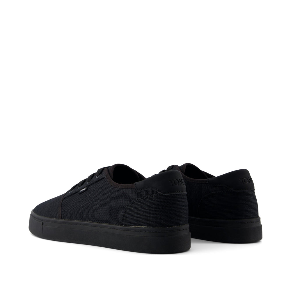 Carlo 2.0 Black and Black Legacy Canvas Lace Up Sneaker - Toms near me