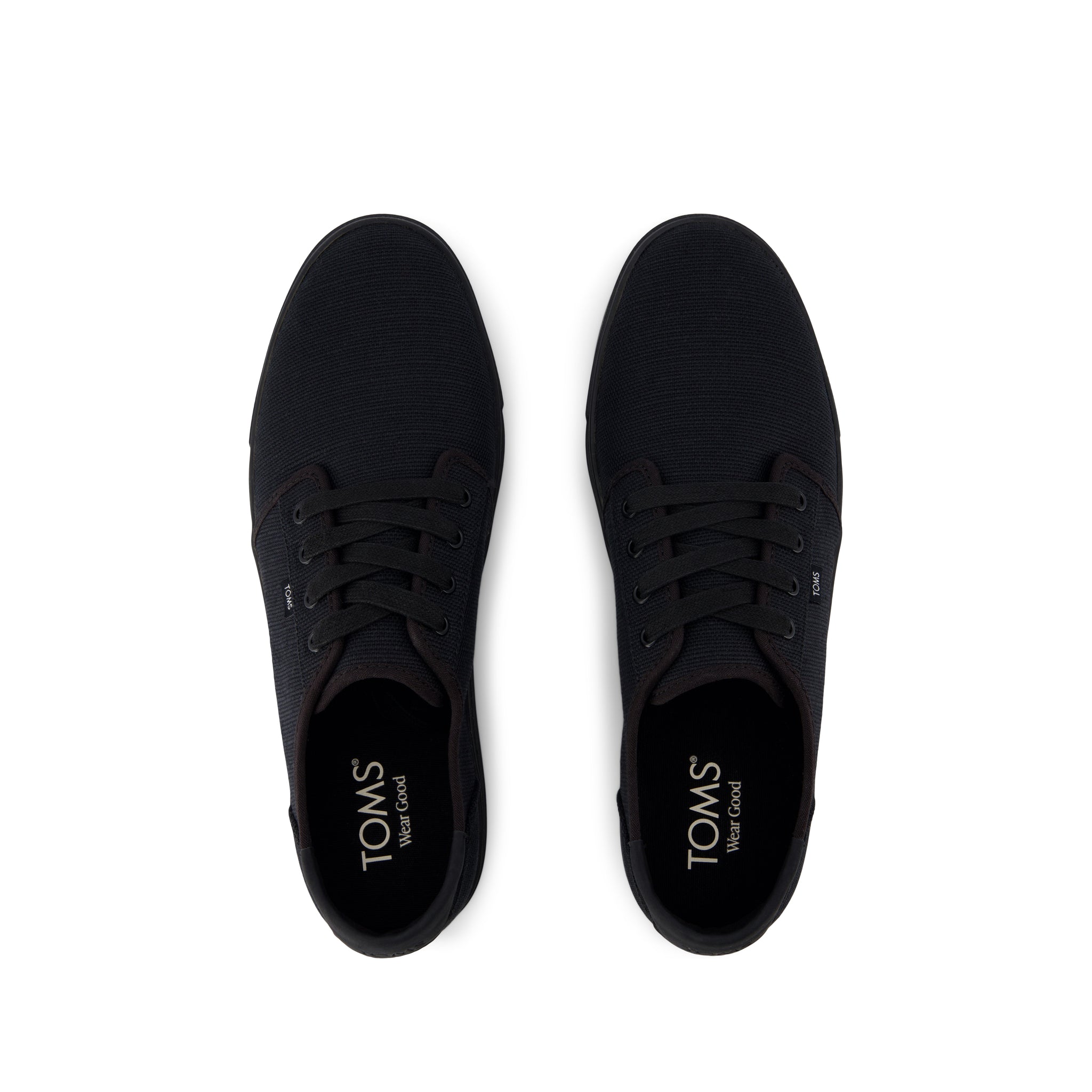 Carlo 2.0 Black and Black Legacy Canvas Lace Up Sneaker - Toms near me