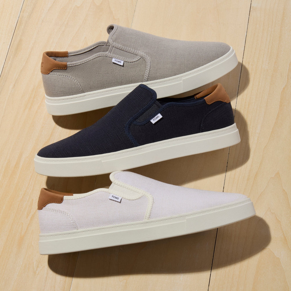 Baja 2.0 Navy Legacy Canvas Slip On Sneaker - Toms discount