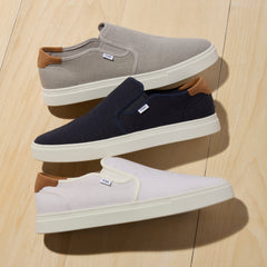 Baja 2.0 Navy Legacy Canvas Slip On Sneaker - Toms discount