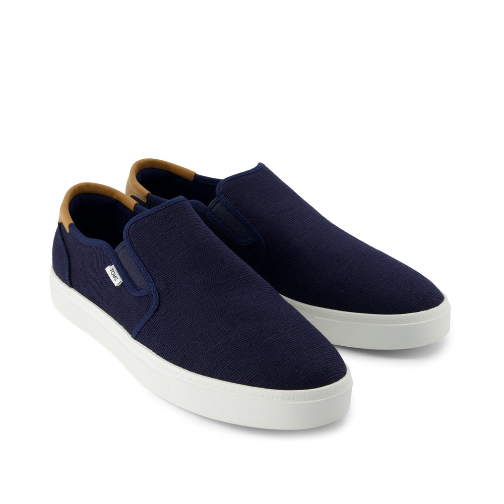 Baja 2.0 Navy Legacy Canvas Slip On Sneaker - Toms discount