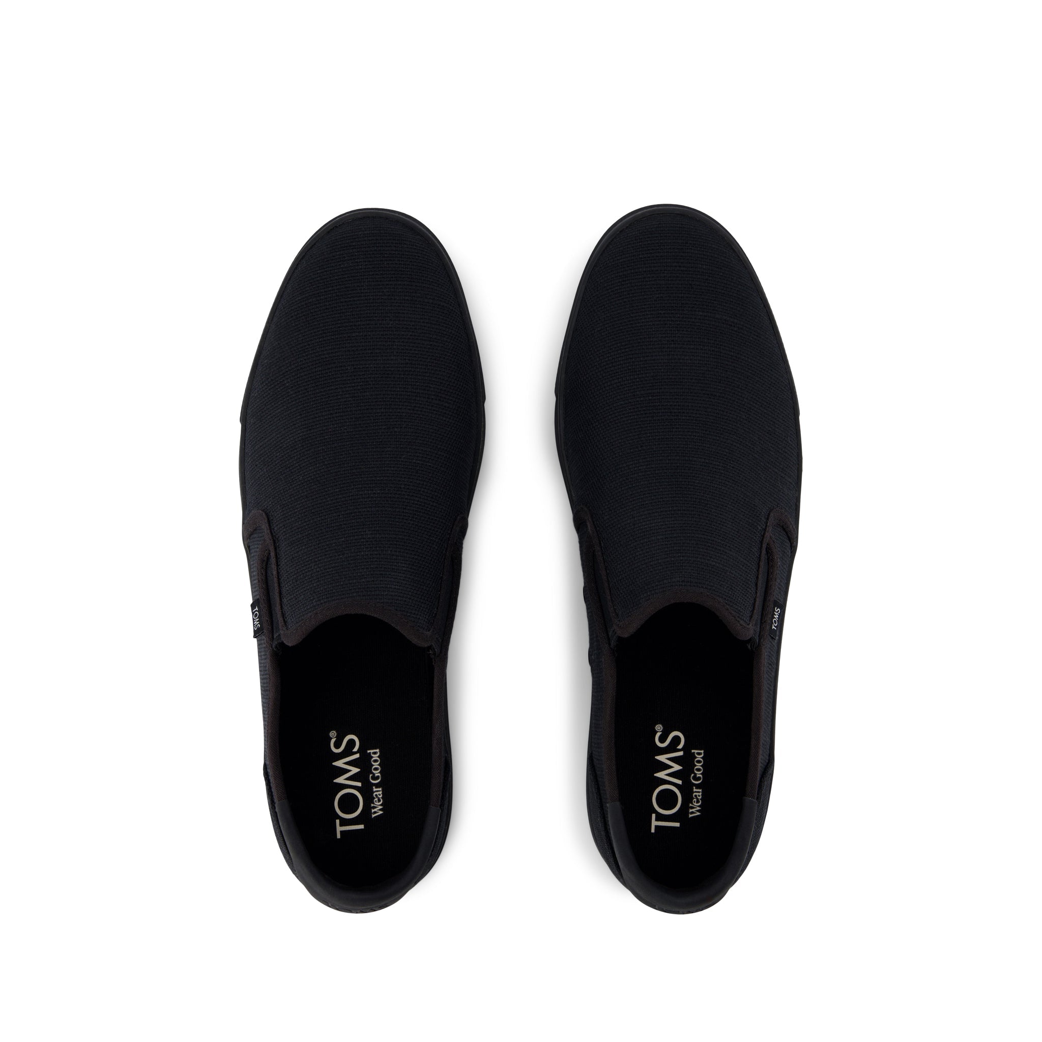 Baja 2.0 Black and Black Legacy Canvas Slip On Sneaker - Toms sale