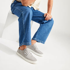 Carlo 2.0 Drizzle Grey Legacy Canvas Lace Up Sneaker - Toms on sale