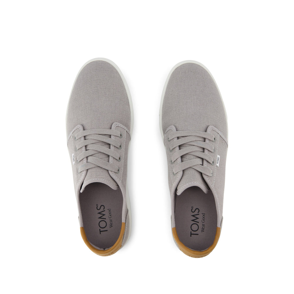 Carlo 2.0 Drizzle Grey Legacy Canvas Lace Up Sneaker - Toms on sale