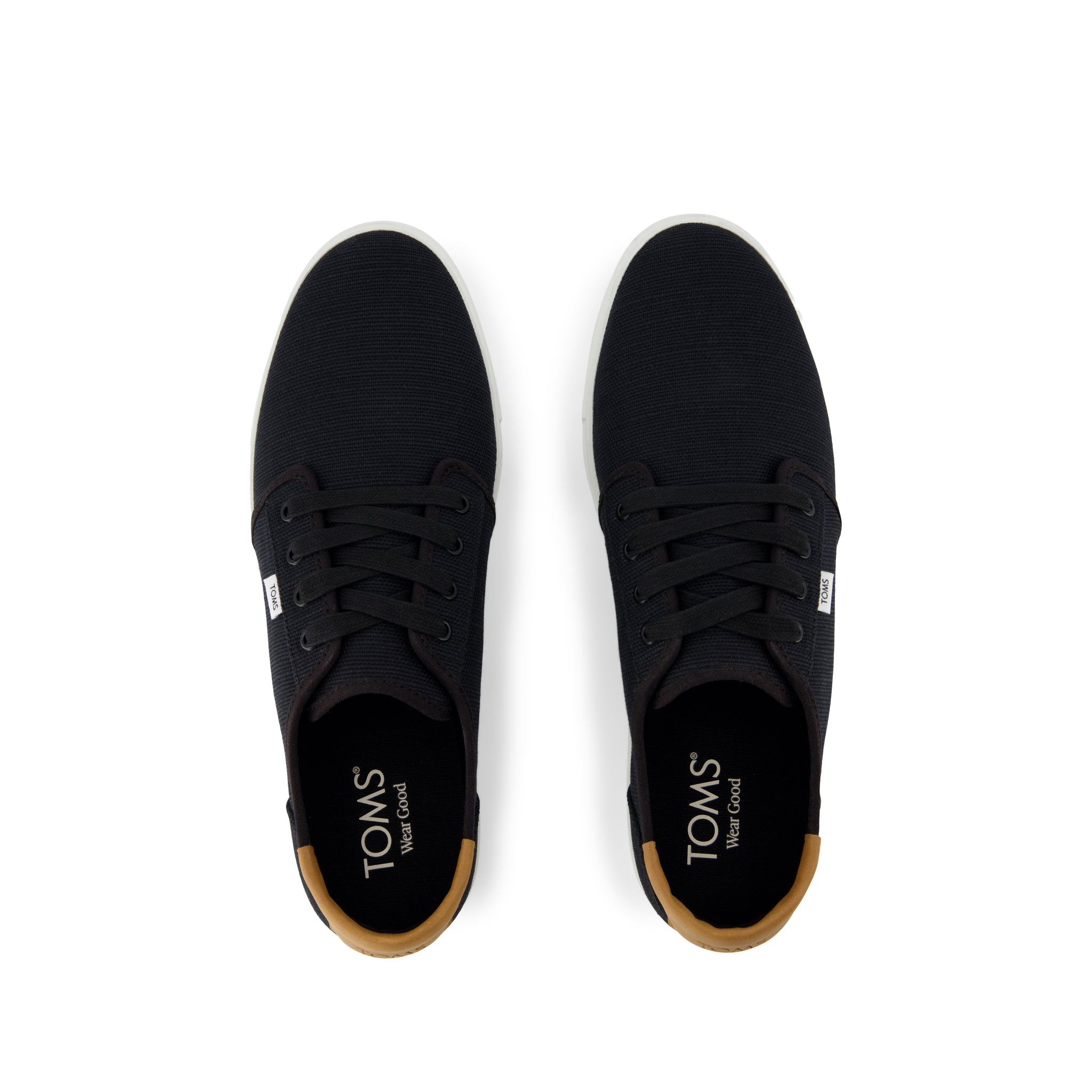Carlo 2.0 Black Legacy Canvas Lace Up Sneaker - Toms for sale