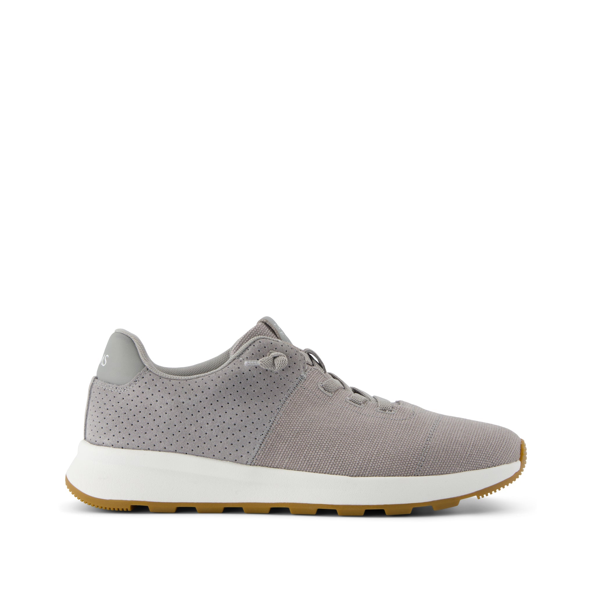 Trvl Lite Cabrillo Water Repellent Drizzle Grey Legacy Canvas And Perforated Suede Sneaker - Toms US