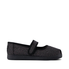 Nora Mary Jane Black Iridescent Glimmer Kids Shoe - Toms online