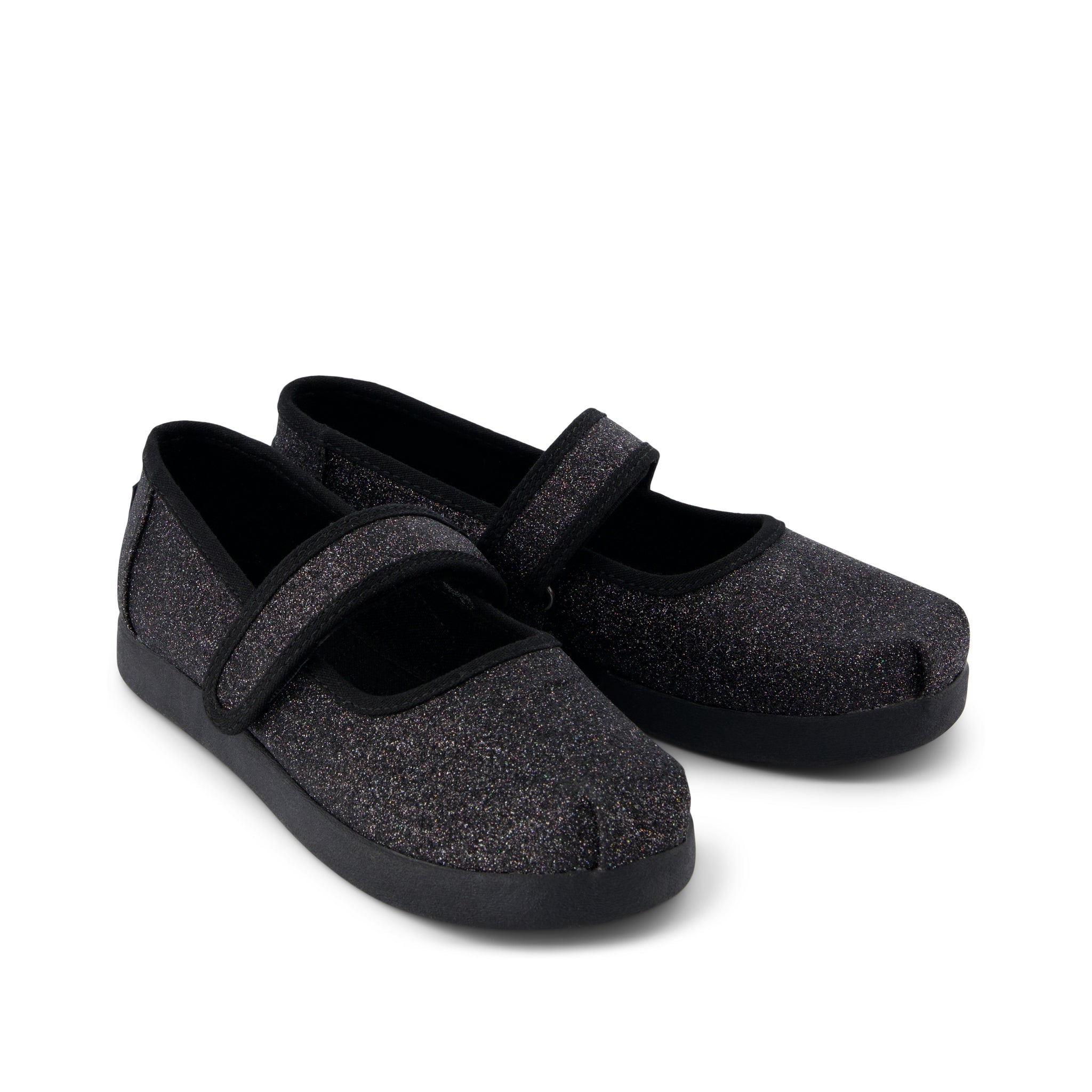 Nora Mary Jane Black Iridescent Glimmer Kids Shoe - Toms online