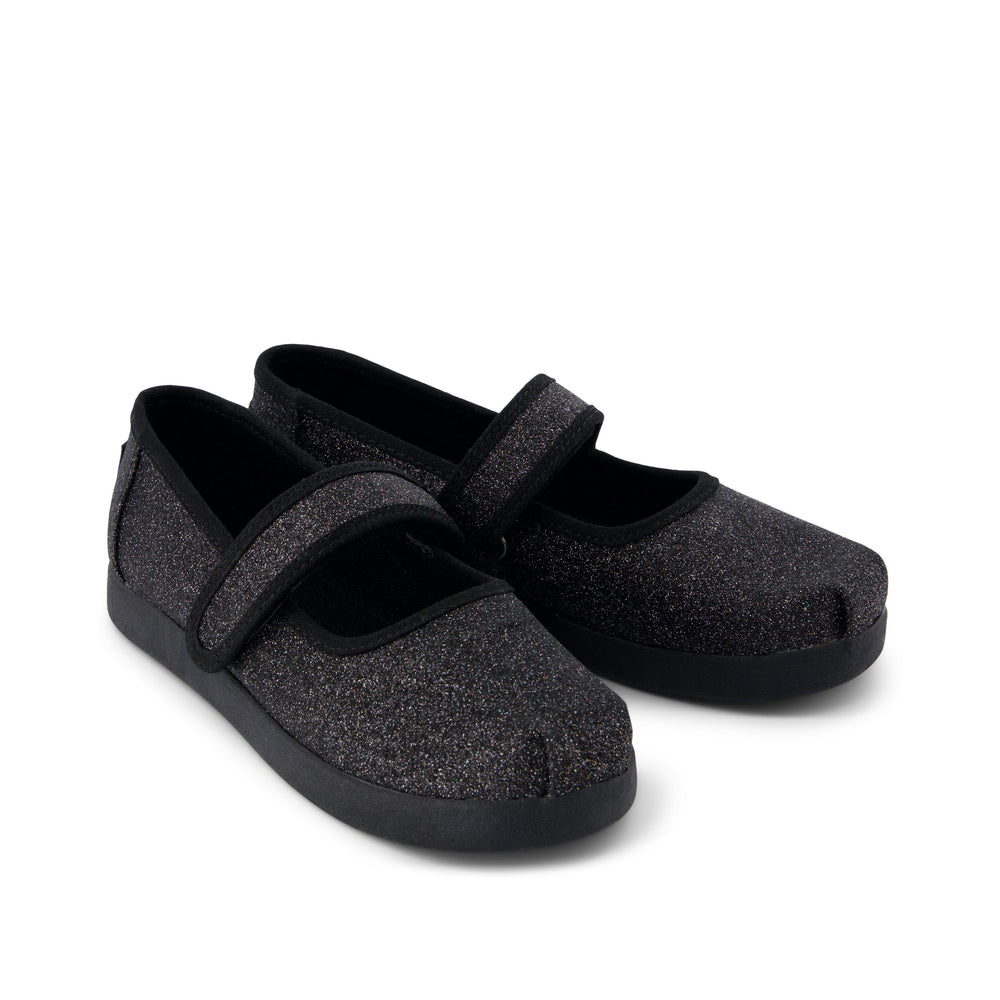 Nora Mary Jane Black Iridescent Glimmer Kids Shoe - Toms online