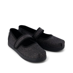 Nora Mary Jane Black Iridescent Glimmer Kids Shoe - Toms online