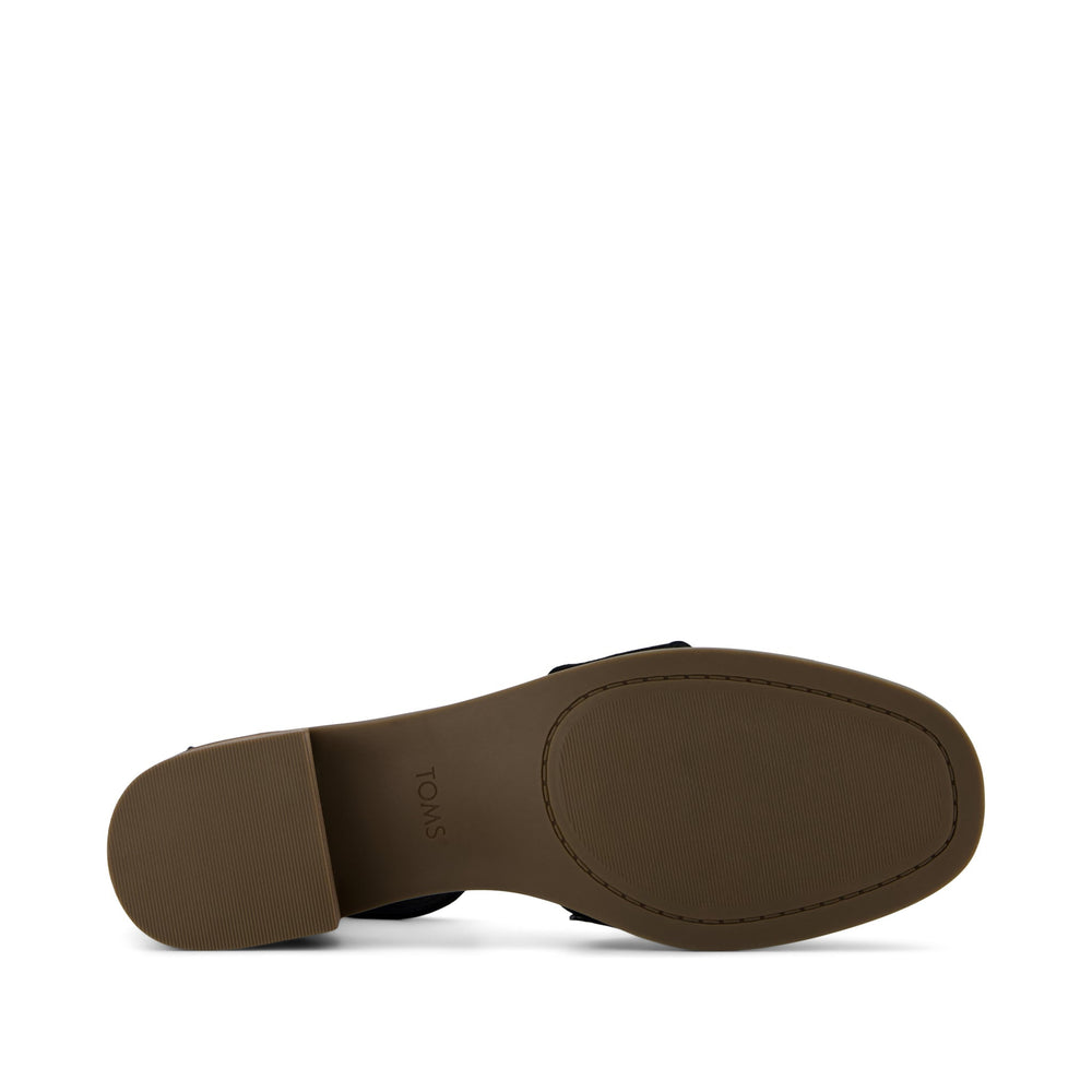 Jaclyn Fisherman Heel Black Kid Suede - Toms online