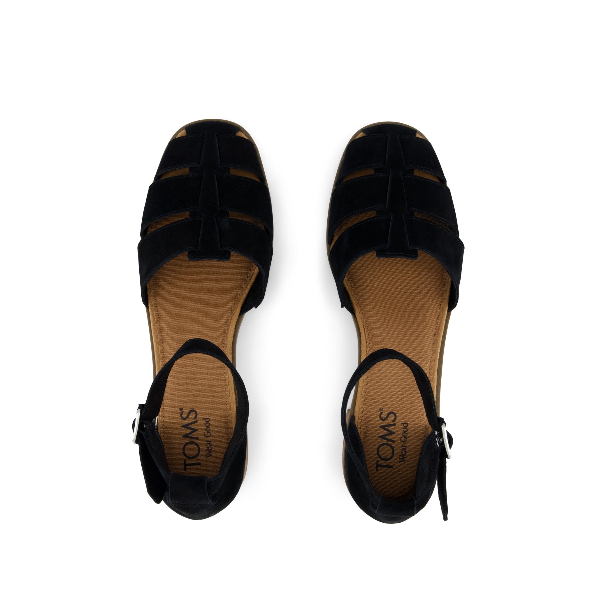 Jaclyn Fisherman Heel Black Kid Suede - Toms online