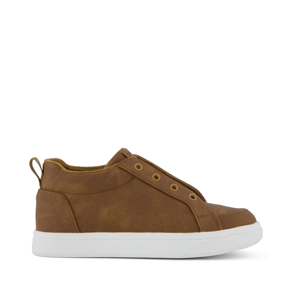 Kids Shoe Cruz Mid Kids Slip On Shoe Toffee Microsuede - Toms sale