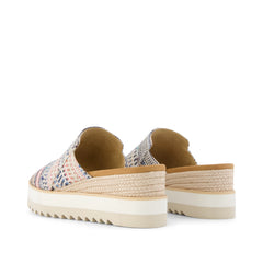 Diana Mule Wedge Sandal Global Stripes - Toms discount