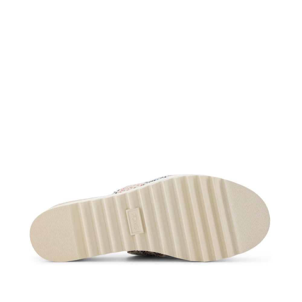 Diana Mule Wedge Sandal Global Stripes - Toms discount
