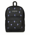 Embroidered Shrooms Black