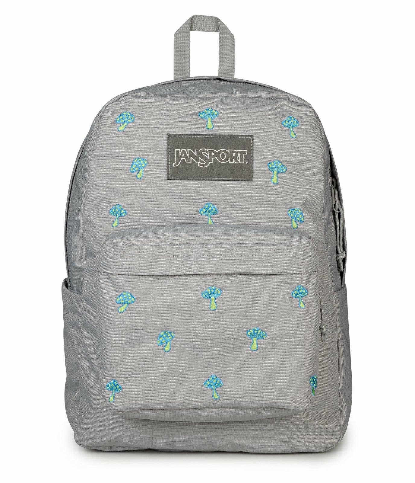 Embroidered Shrooms Grey
