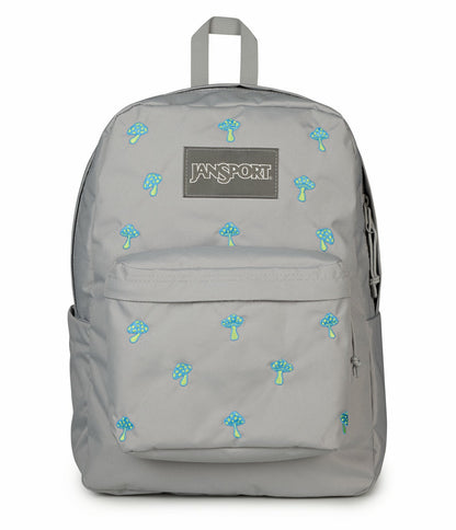 Embroidered Shrooms Grey
