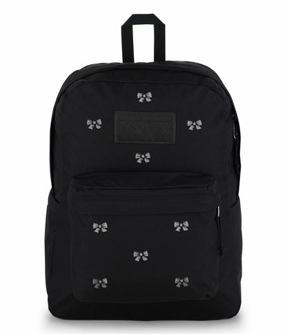 Embroidered Bows Black