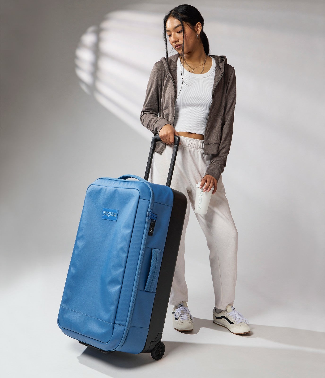 JanSport Good Latitude 30" Rolling Duffel - Elemental Blue