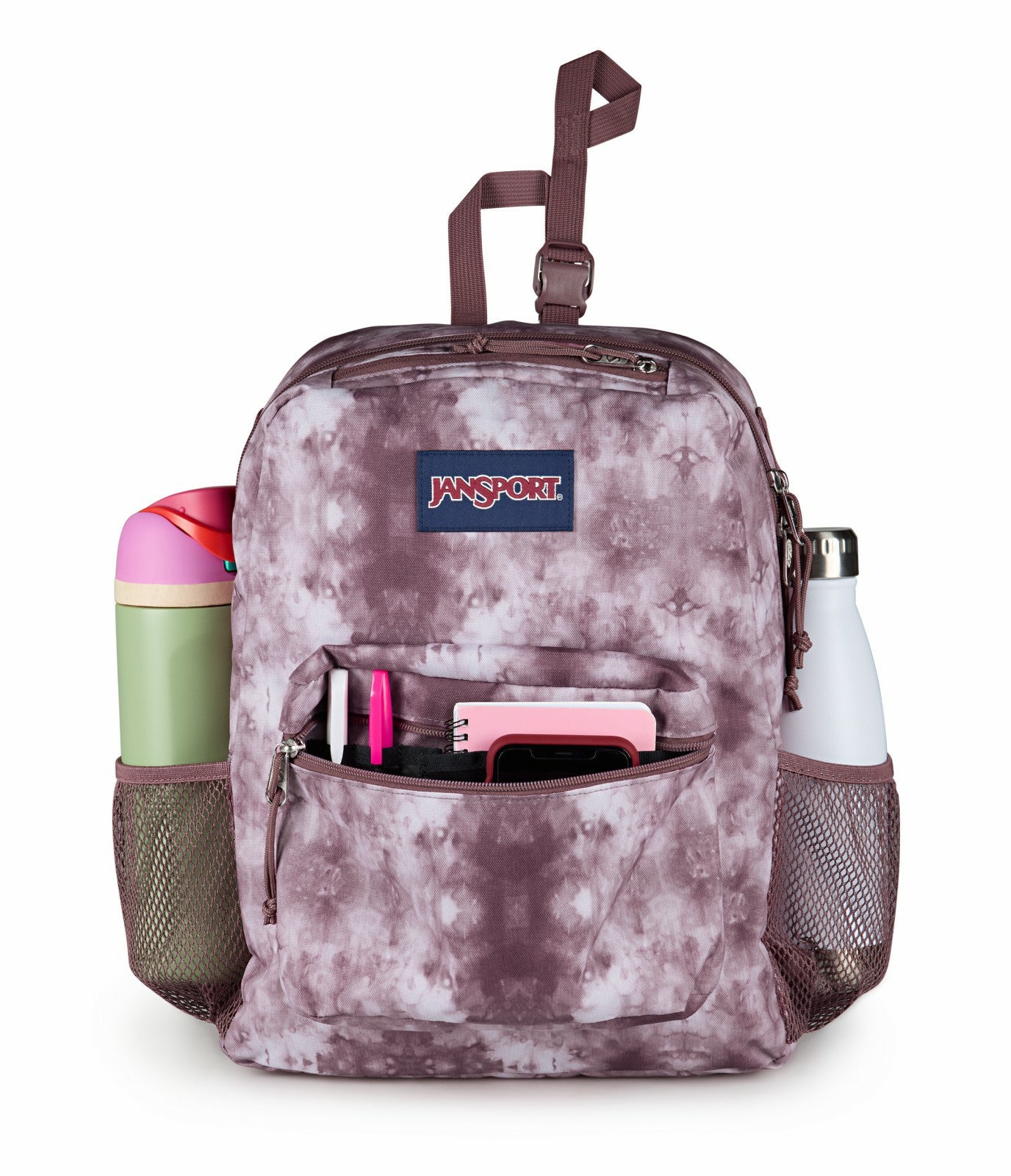 JanSport Central Adaptive Backpack - Ice Dyed Mahogany Haze