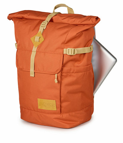 JanSport Hatchet Rolltop - Dune Red