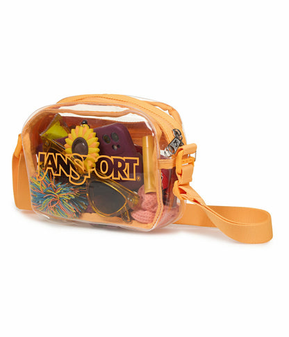 JanSport Clear Crossbody - Orange Soda