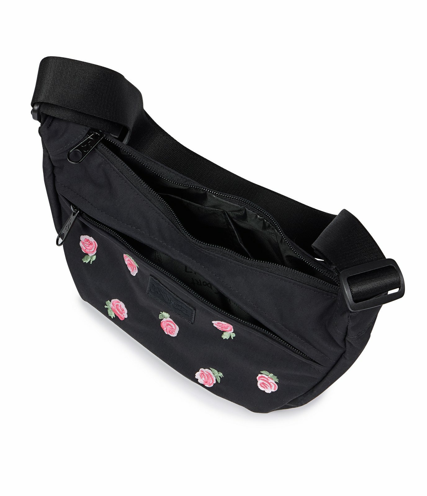 JanSport Unphased Crossbody Small FX - Just A Rose Embroidery Black