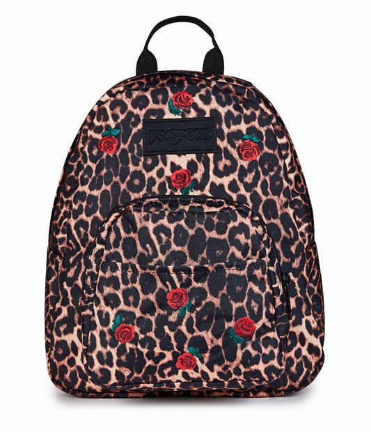JanSport Half Pint FX Mini Backpack - Leopard Rose