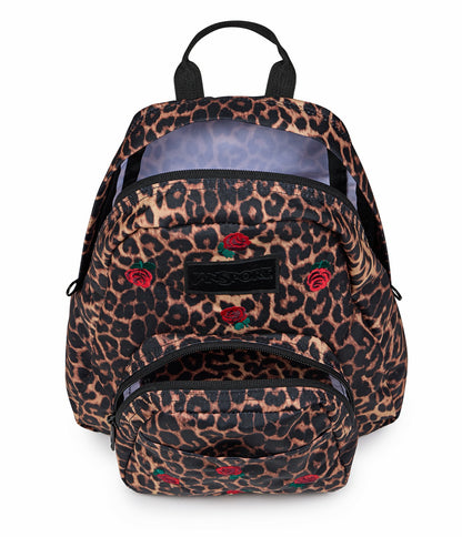 JanSport Half Pint FX Mini Backpack - Leopard Rose